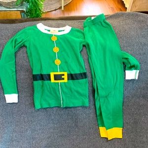 Hanna Andersson kids Elf PJ set size 5